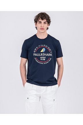 تیشرت سفید مردانه رگولار Paul&Shark - کد 337226798