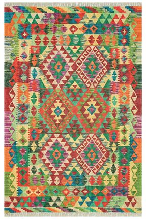 گلیم رنگی پنبه ای Rugs Modern Halı - کد 256340377