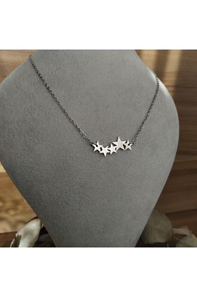 گردنبند استیل ( فولاد ) زنانه استیل (فولاد) Mammamia - کد 41894181