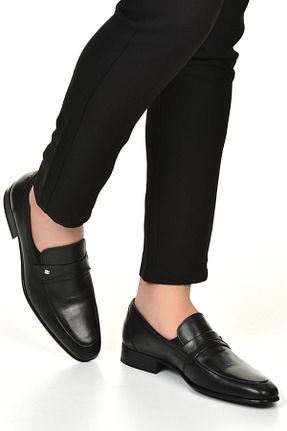 کفش کلاسیک مشکی مردانه چرم خالص MARCOMEN - کد 42054413