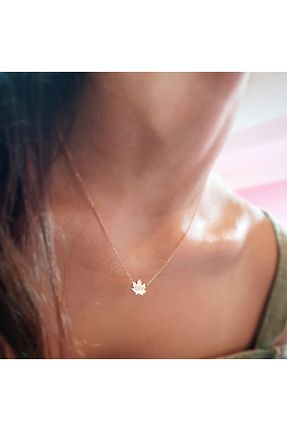 گردنبند نقره صورتی زنانه 925 عیار KaryaGümüş - کد 42082349