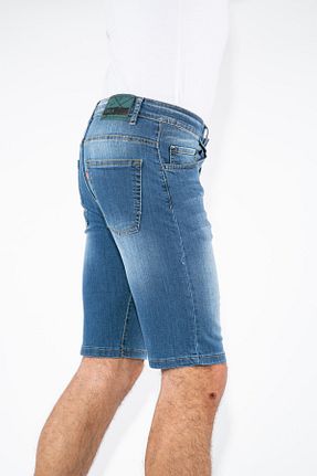 شلوارک و برمودا آبی مردانه Straight FORZA JEANS - کد 42555635