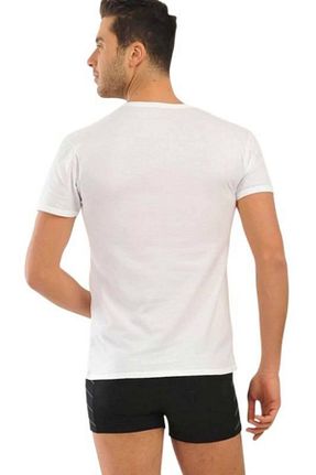 پولوشرت سفید مردانه چرم Eros - کد 98531204