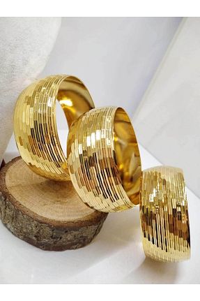 النگو طلائی زنانه 22 عیار TAKI TASARIM - کد 37598837