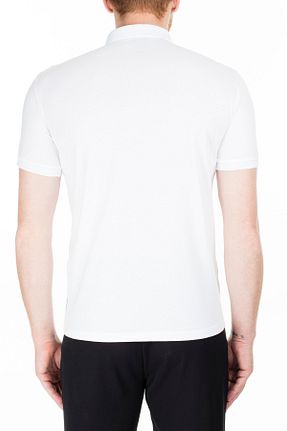 پولوشرت سفید مردانه %100 پنبه Armani Exchange - کد 42781255
