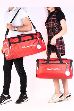 کیف اسپرت قرمز زنانه ابعاد بزرگ BAGWELL - کد 43161033