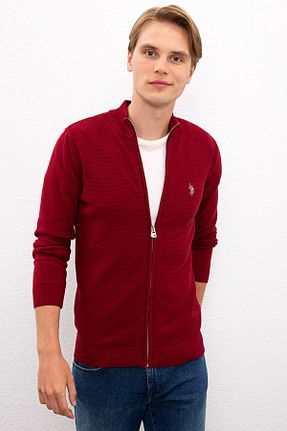 رویه زرشکی مردانه %100 پنبه U.S. Polo Assn. - کد 43456627