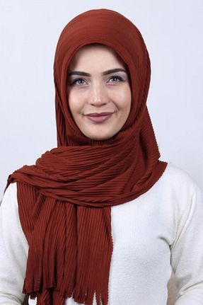روسری نارنجی پنبه ای Moda Asse - کد 224534876