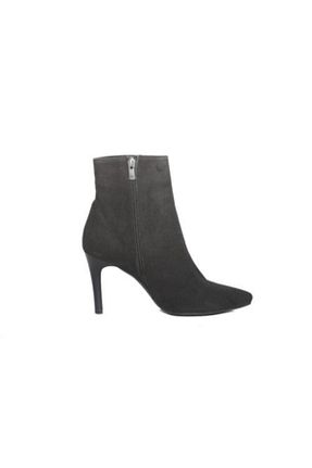 بوت / نیم بوت مشکی زنانه چرم خالص KARVENSHOES - کد 53803059