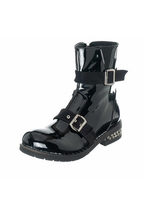 بوت / نیم بوت مشکی زنانه چرم لاکی İriadam - کد 33103737