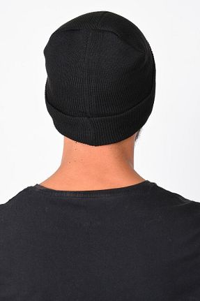 کلاه پشمی مشکی مردانه اکریلیک Deafox - کد 31691835