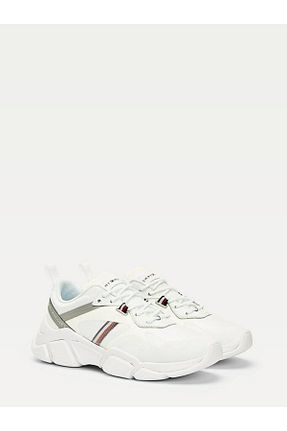 کفش اسنیکر سفید زنانه بند دار Tommy Hilfiger - کد 47318375