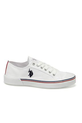 کفش اسنیکر سفید زنانه بند دار U.S. Polo Assn. - کد 73465320