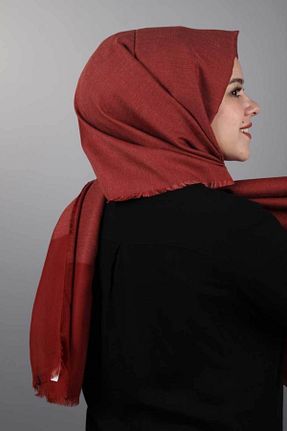 شال نارنجی زنانه پنبه ای PURE AMOR - کد 54851793