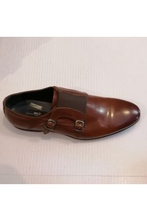 کفش کلاسیک قهوه ای مردانه چرم طبیعی پاشنه کوتاه ( 4 - 1 cm ) پاشنه ساده کد 336697012