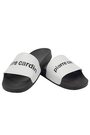 دمپائی سفید مردانه پاشنه تخت Pierre Cardin - کد 337436819