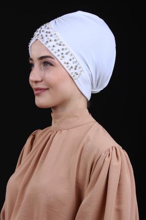 کلاه شنای اسلامی سفید زنانه کد 337636205