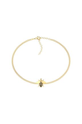 دستبند نقره طلائی زنانه 925 عیار Indigo Takı - کد 337665201