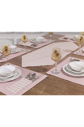 سرویس آمریکائی صورتی مستطیل Tropikhome - کد 100032398