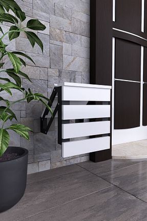 چهارپایه سفید rafineritasarım - کد 337753675