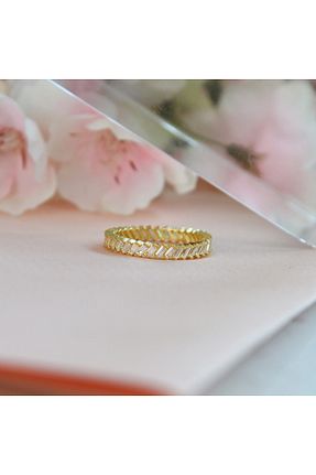انگشتر نقره طلائی زنانه زیرکن LOTUS JW - کد 316086568