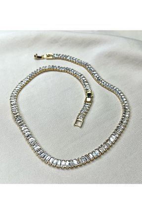 گردنبند استیل ( فولاد ) طلائی زنانه استیل (فولاد) BKCtakı - کد 338634516