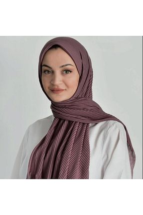 شال صورتی زنانه پنبه پلی استر LadyCoco - کد 337882834