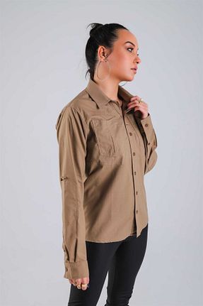 پیراهن قهوه ای زنانه رگولار VAV WEAR - کد 204312574