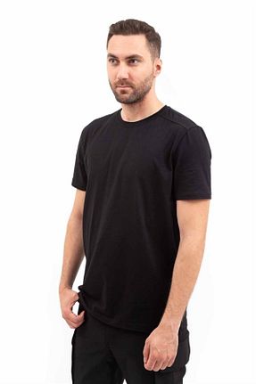 تیشرت مشکی مردانه رگولار VAV WEAR - کد 101226756