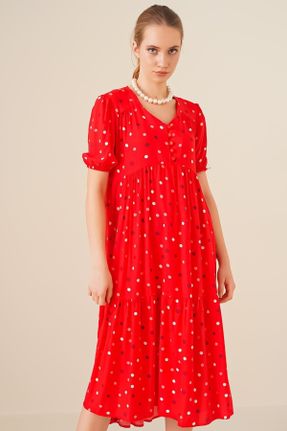 لباس قرمز زنانه بافتنی کد 338566470