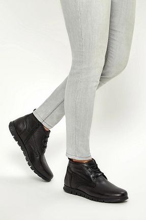 بوت / نیم بوت مشکی مردانه چرم خالص Dockers - کد 339211187