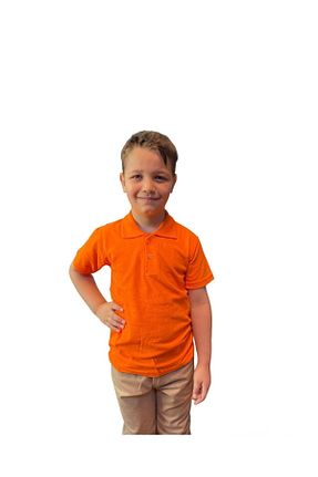 پولوشرت نارنجی بچه گانه پارچه Genel Markalar - کد 336554798