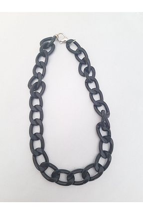 گردنبند جواهر مشکی زنانه چرم UBUH SHOP - کد 339760614