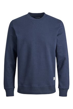 پلیور سرمه ای مردانه ساده Jack & Jones - کد 743378142