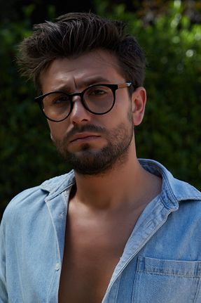 عینک محافظ نور آبی مشکی مردانه کریستال By Harmony - کد 339141288