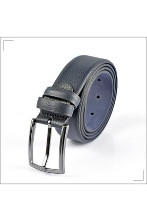کمربند سرمه ای زنانه چرم خالص Derimo Leather - کد 338818788