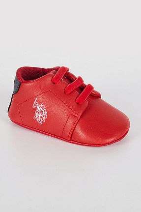 کفش کژوال قرمز بچه گانه چرم مصنوعی U.S. Polo Assn. - کد 681599251