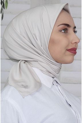روسری بژ پنبه ای MÜRRE - کد 338911956