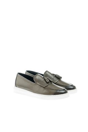 کفش کژوال سبز مردانه چرم خالص SARDINELLI - کد 338972009