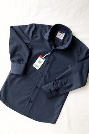 پیراهن سرمه ای بچه گانه اسلیم فیت Louis Kids - کد 339430969