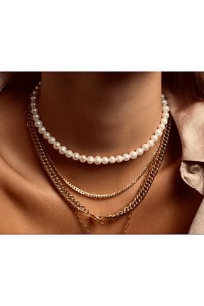گردنبند مروارید سفید مروارید فرهنگی babel - کد 339492378