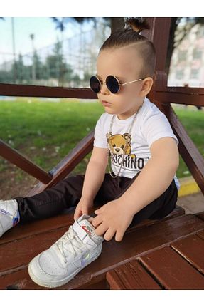 ست بالاتنه و پائین تنه مشکی بچه گانه بافتنی Burçak Butik - کد 339653549