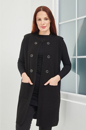 جلیقه مشکی زنانه رگولار Fresh&Moda - کد 339541103