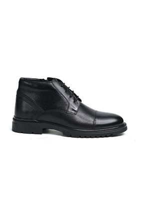 بوت / نیم بوت مشکی مردانه چرم خالص Pierre Cardin - کد 340653961