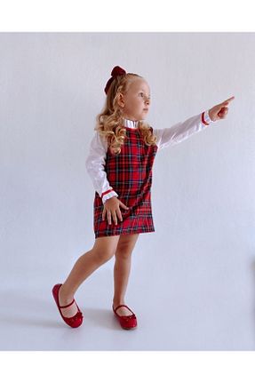 لباس قرمز زنانه بافتنی le petit sole - کد 340822022