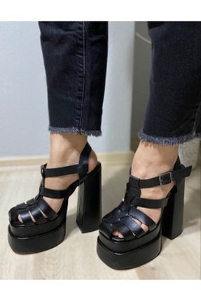 کفش پاشنه بلند کلاسیک مشکی زنانه چرم مصنوعی Num40S - کد 340864597