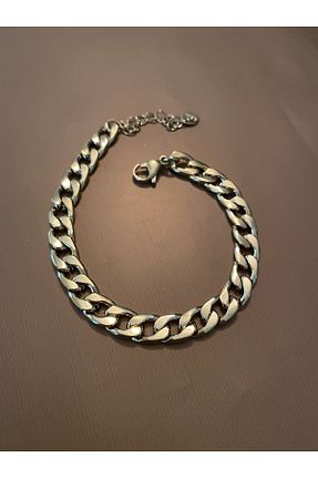 دستبند استیل (فولاد) طلائی زنانه استیل (فولاد) ggs jewel - کد 313271343