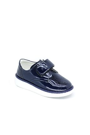 کفش آکسفورد سرمه ای بچه گانه چرم لاکی TRENDYSHOES - کد 341313644