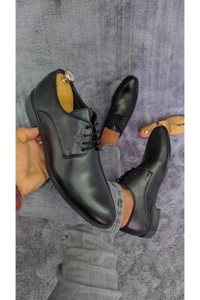 کفش کلاسیک مشکی مردانه چرم مصنوعی کد 340708388