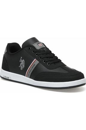 کفش پیاده روی مشکی مردانه چرم اصل U.S. Polo Assn. - کد 340835760